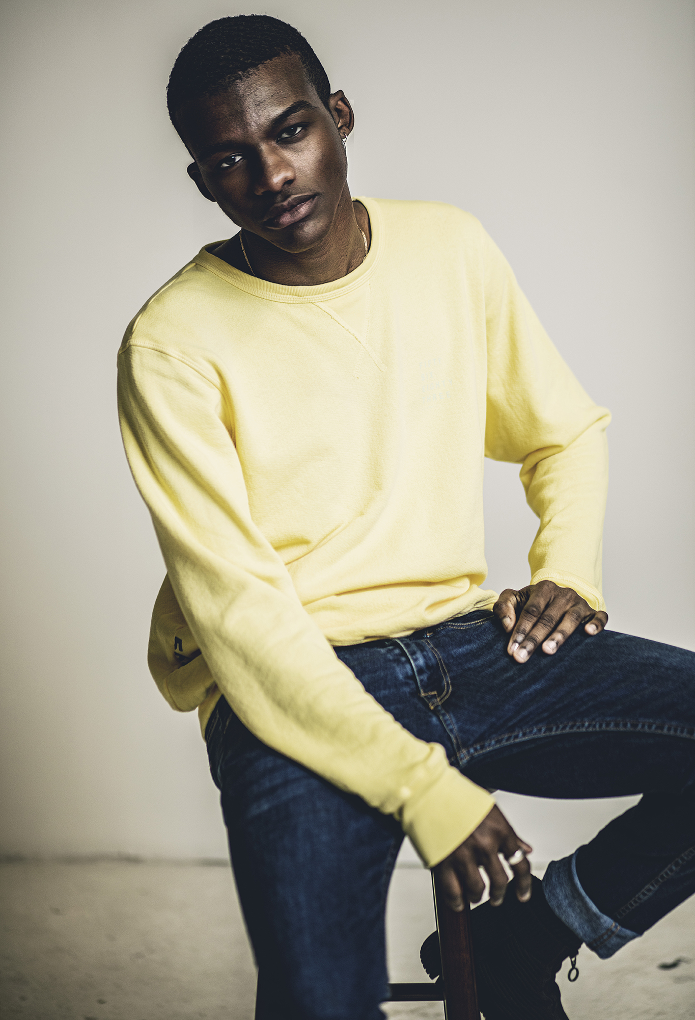 “Only The Real Thing” Unisex Crew - Graphic on Men’s French Terry, Pullover, Long Sleeve Crewneck