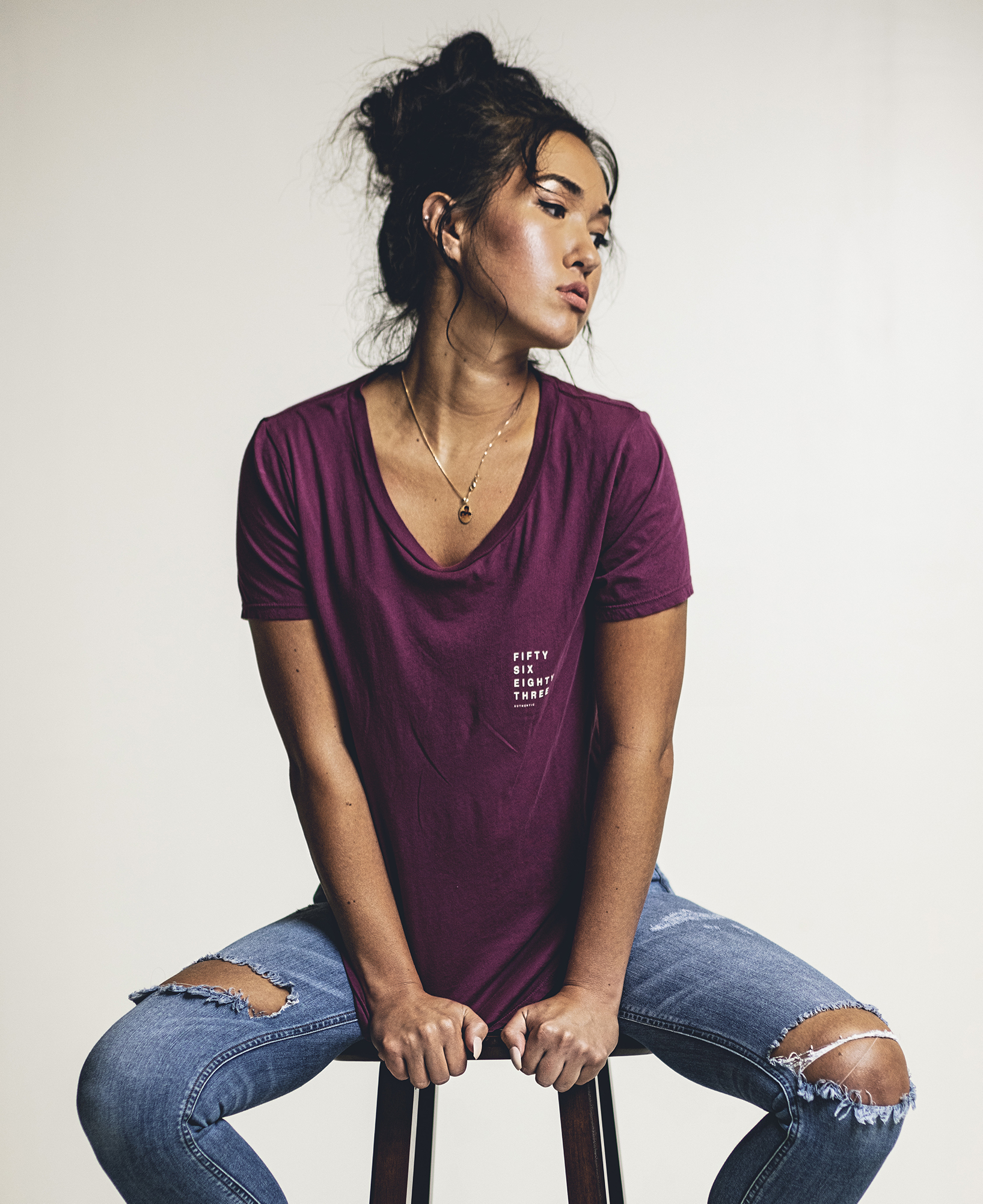 “Only The Real Thing” Women’s Tee - Graphic on Lightweight Cotton, Garment Dyed, Short Sleeve, Loose Fit Boyfriend Tee