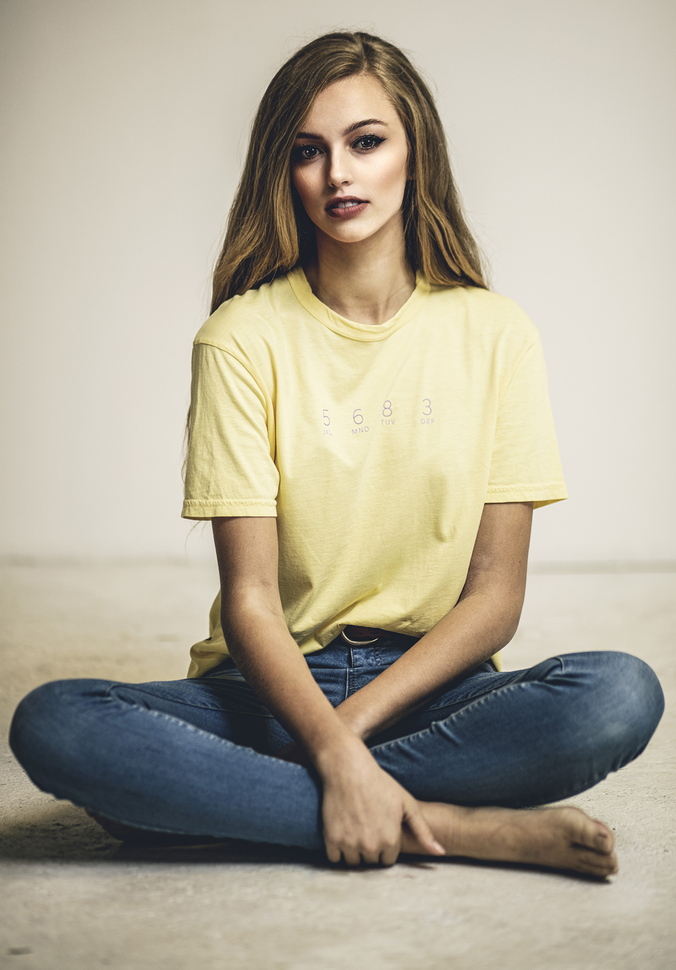 “Digital Love” Unisex Tee - Brand Inspiration With Raised Ink on Pima Cotton, Garment Dyed Crew Neck Tee